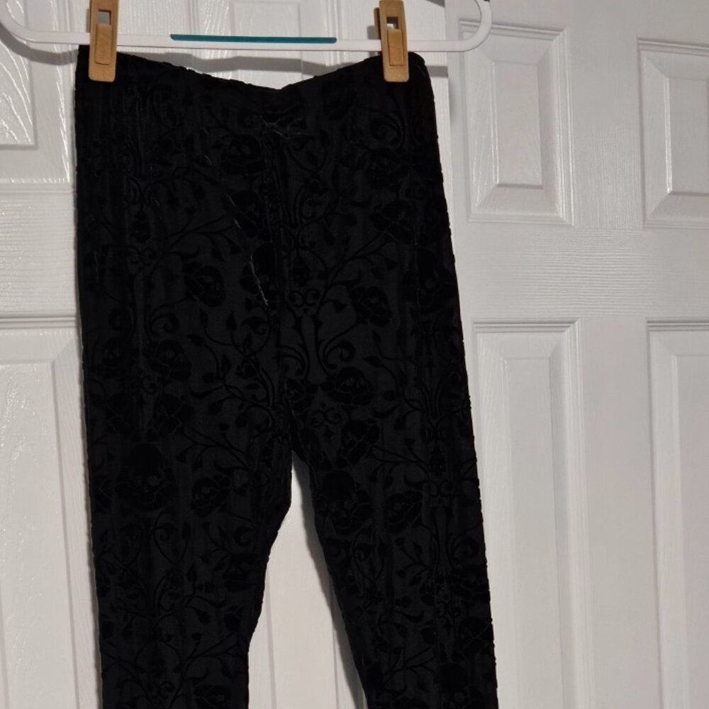 Killstar Black Patterned Leggings